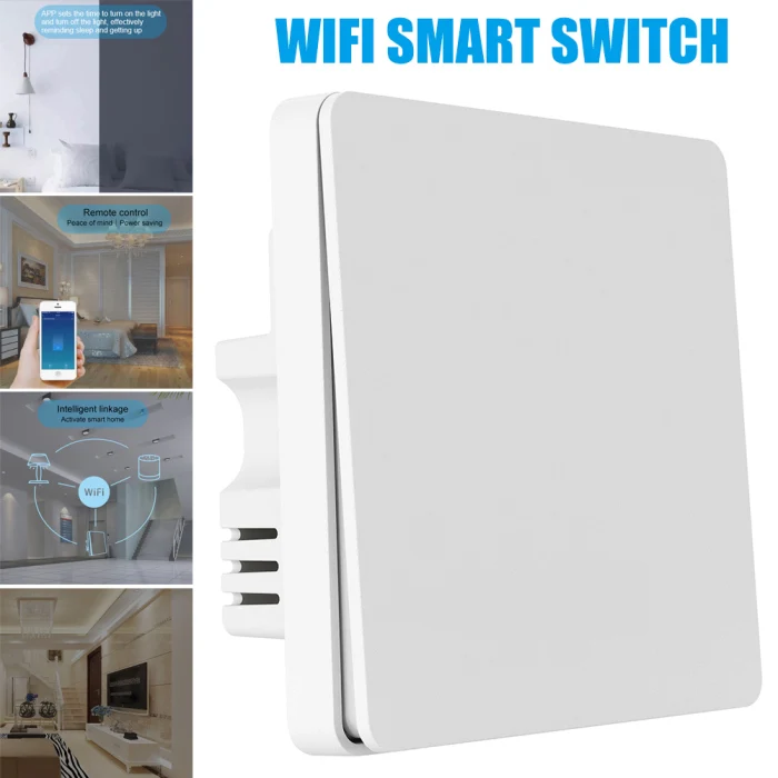 WiFi занавес переключатель голосового управления умный переключатель для Google Home Alexa Echo DU55
