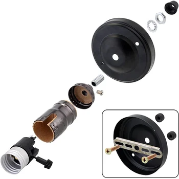 

New 1pc E26 Vintage Retro Edison Ceiling Screw Light Lamp Bulb Socket Holder With Switch