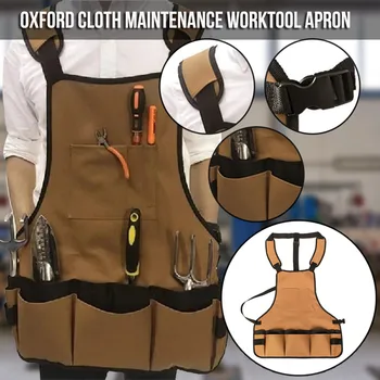 

Oxford Apron Collector Polyester Advanced Multifunctional Tool Storage Apron Shop Cleaning Aprons Kitchen Accessory