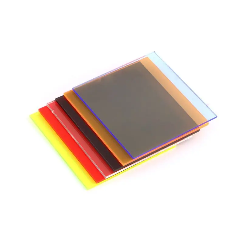 Доска из оргстекла цветной акриловый лист 8*8 см DIY игрушки аксессуары модель изготовления E7CB