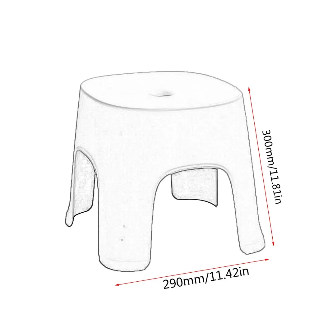Табурет для ванной комнаты, домашний табурет для ванной комнаты, пластиковый табурет, утолщенная Нескользящая скамейка для обуви, детский табурет, скамейка для ног