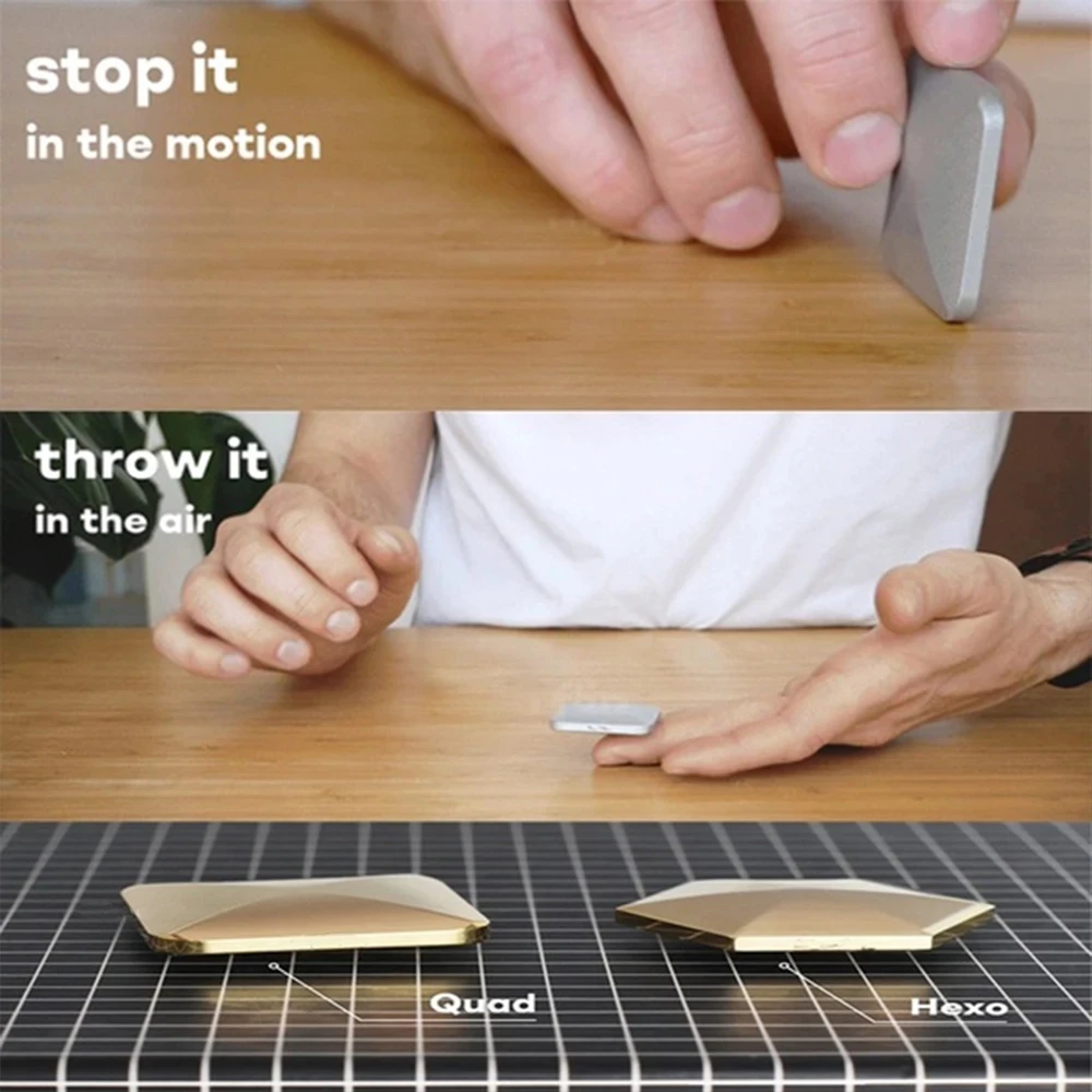 

Metal Flipo Flip Adult Toys Rotating Pocket Toy Fidget Kinetic Spinner For Adults Children Xmas Gift Stress Relief Toys