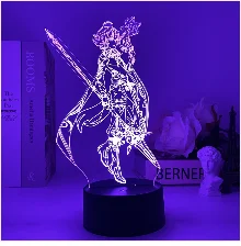 candle night Anime New Game Friday Night Funkin Figure Night Light Lamp Pico Figure For Bedroom Decor Bedside Lamp Kids Gamers Birthday Gift motion sensor night light