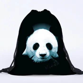 

Drawstring Bag backpack Unisex 3D Panda Printing Drawstring Backpack Shopping Bag Travel Bag Tasche