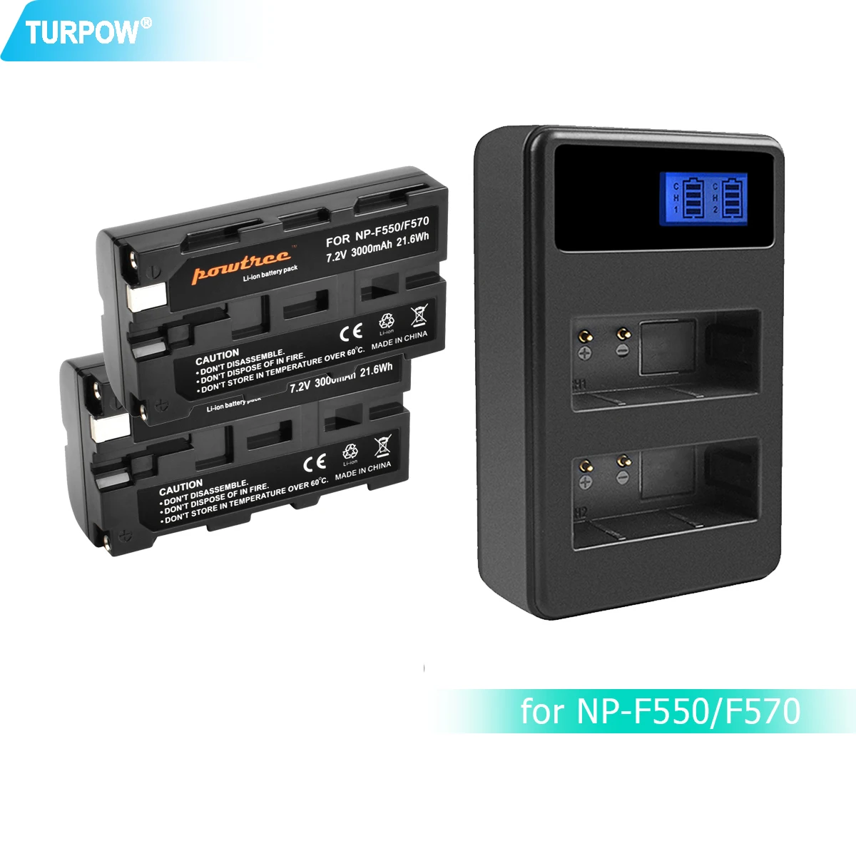 Bonacell 3000 мАч NP-F550 NP F550 NPF550 батарея + LCD двойное зарядное устройство для Sony NP-F330 NP-F530