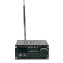 Assembled SI4732 All Band Radio Receiver FM AM (MW & SW) SSB (LSB & USB) with lithium battery + Antenna + Speaker + Case
