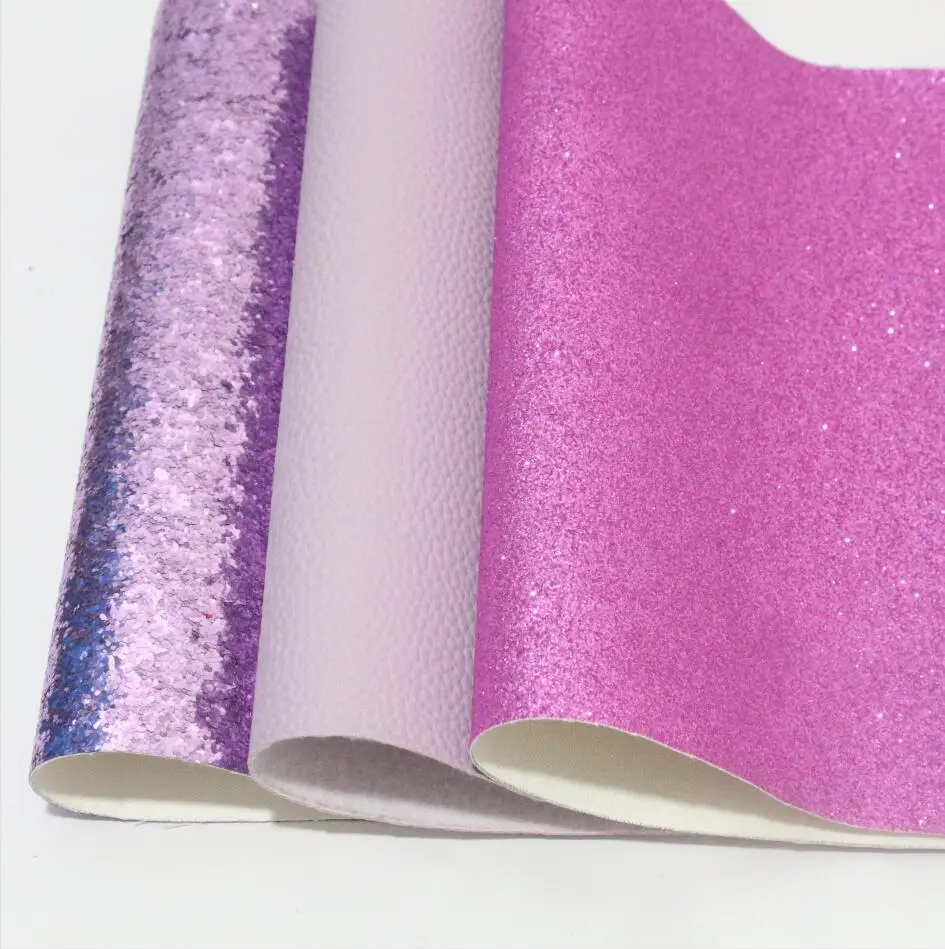 3 шт. микс 3 стиля 21X29 см A4 блестящий кожаный лист искусственная синтетическая искусственная кожа ткань для DIY волос лук материалы для рукоделия - Цвет: violet series