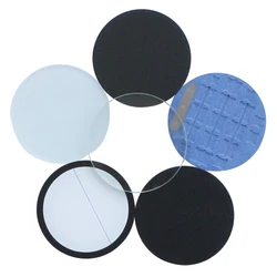 Microscope stéréo de scène de travail de diamètre 95, Base ronde en verre givré Transparent, plaque blanche noire, accessoires de Microscope 