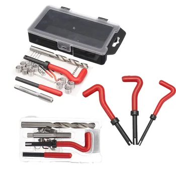 

15pcs Thread Engine Repair Insert Kit For Helicoil Pro Coil Drill Tool Coarse Professional Thread Repair Kit M8/10/12