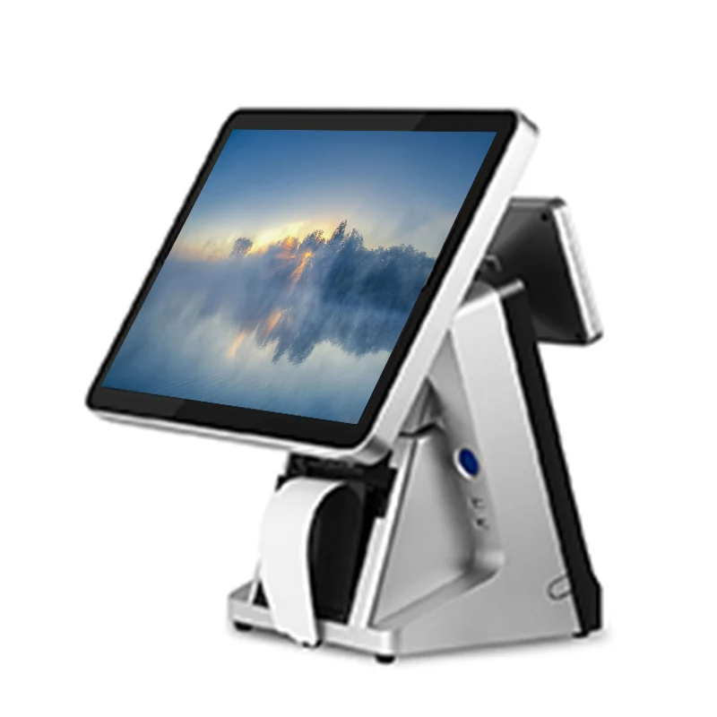 ^Cheap 15 inch capacitive touch screen pos all in one VFD 80 MM printer touch screen point of sale ^Cheap 15 inch capacitive touch screen pos all in one VFD 80 MM printer touch screen point of sale