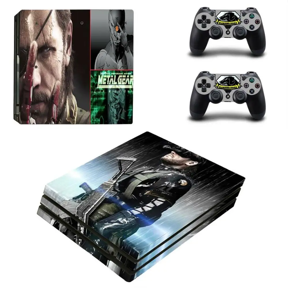 YSP4P-0862 Металлическая Шестерня PS4 Pro наклейка s PS 4 Play station 4 Pro Виниловая наклейка для playstation 4 Pro консоль и контроллер - Цвет: YSP4P-0862