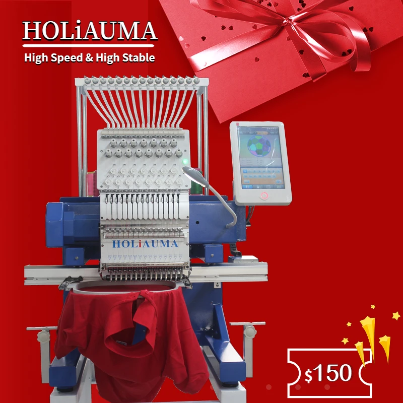 

High speed single head leather shoes computerized embroidery machine price