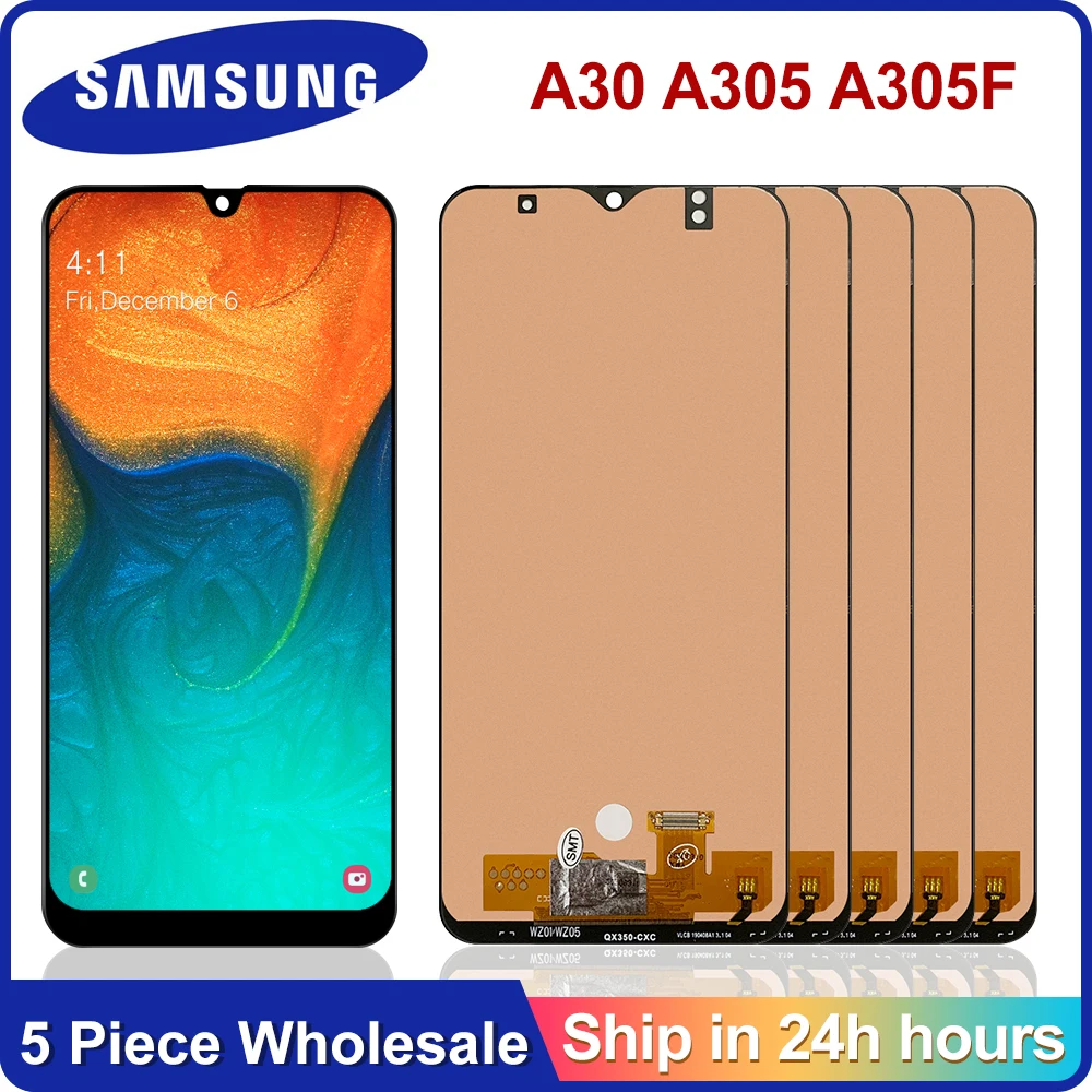 ЖК-дисплей для Samsung galaxy A30/A305DS/A305FN/A305G/A305GN дисплей с сенсорным экраном и