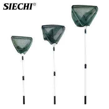 

Aluminum Alloy 1.5M 1.7M 2.1M Retractable Fishing Net Telescoping Foldable Landing Net Pole Folding Landing Net For Fly Fishing