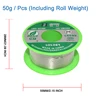 50g Lead-Free Solder Wire Tin 0.5mm-1.0mm Diameter Sn/99.3 Cu/0.7 Roll Welding Soldering Iron Core for Electrical Solder RoHs ► Photo 3/6