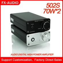 FX-Audio FX502S PRO аудио цифровой усилитель высокой мощности HIFI 2,0 Домашний Мини Профессиональный Усилитель TPA3250 NE5532 70 Вт* 2 с адаптером