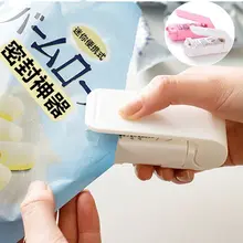 Sealing Utensil Portable Mini Sealer Household Plastic Bag Sealer Snacks Hand Pressure Electric Heat Sealer Pop Sealing Machine