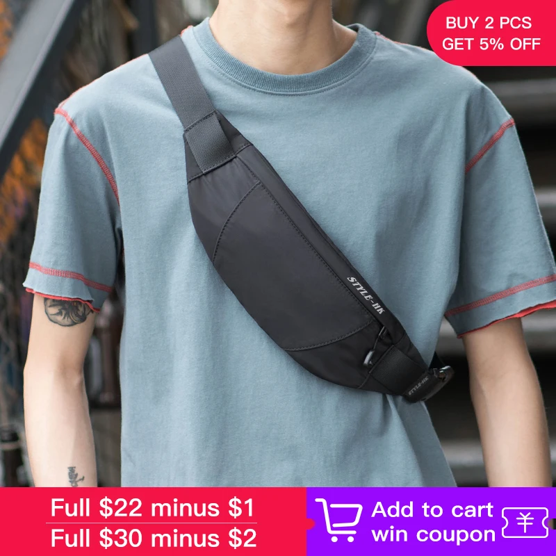Hk Fanny Pack черная водонепроницаемая сумка на пояс для денег мужской кошелек подростковый дорожный кошелек на пояс Мужские поясные сумки чехол для сигарет для телефона