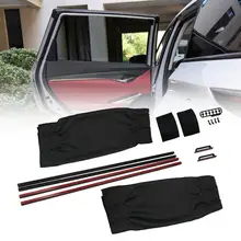 

80% Hot Sales!! Sunshade Drape Anti-UV Cloth Adjustable Black Car Window Sunshade Visor for SUV