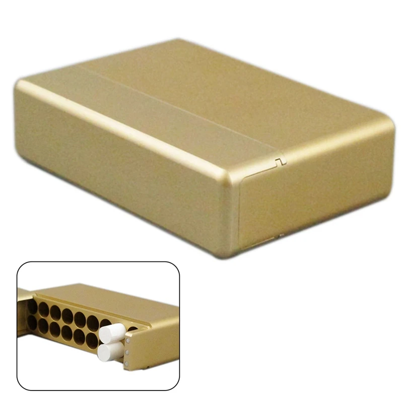 

High-end Electronic Cigarette Case 18 Sticks Aluminum Cigarette Storage Box For Iqos 3.0