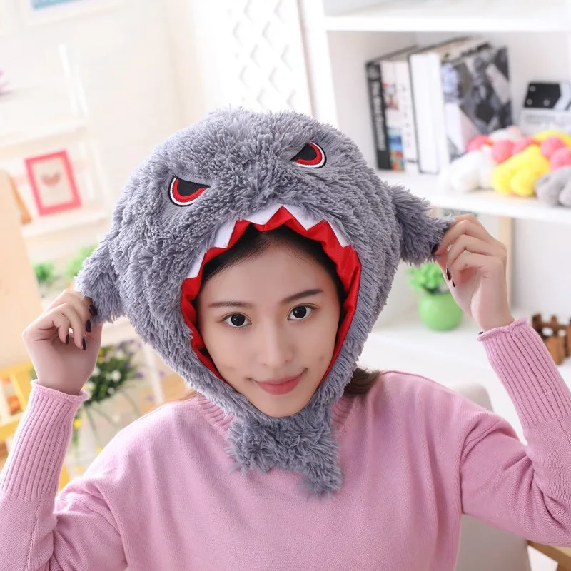 

Long Hair Shark Head Band Hat Photographic Prop Photo Props Studio Props Photographic Prop