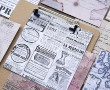 8 ชิ้น/ล็อตกระดาษข่าวแฟชั่นสติกเกอร์ตกแต่ง DIY วารสารไดอารี่ Deco อุปกรณ์(China)