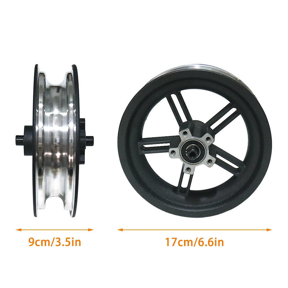 Электрический скутер шины демпфирования твердые шины алюминиевые задние колеса ступицы для Xiaomi M365 Скутер Резиновые шины колеса прочные