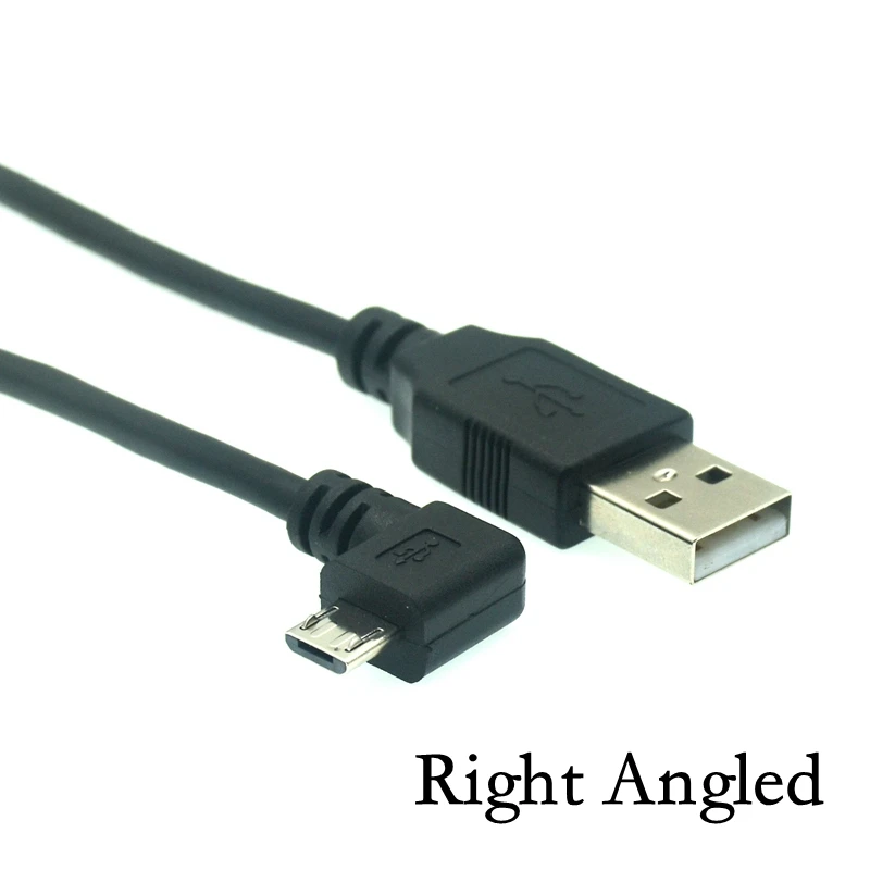 5M 3M 90 도 위 아래 왼쪽 오른쪽 각도 USB 마이크로 USB 수-USB 수 데이터 고속 충전 커넥터, 짧은 케이블 코드 25CM-5M