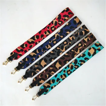 

Fashion Bag Strap Women Colorful Leopard Print Crossbody Bag Straps Female Shoulder Bags Strap Metal Accessories Wide Belts