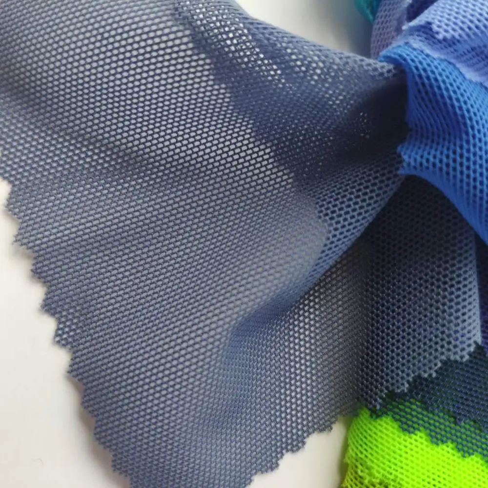 Чистая ширина ткани 155*50 см 40D из нейлона и спандекса, тянущаяся в 4 направлениях, прочная сетчатая ткань - Цвет: 40 Slate Blue