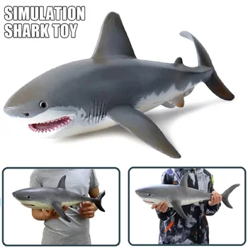 

2020 Lifelike Shark Shaped Toy Realistic Motion Simulation Animal Model for Kids Children Drop Shipping
