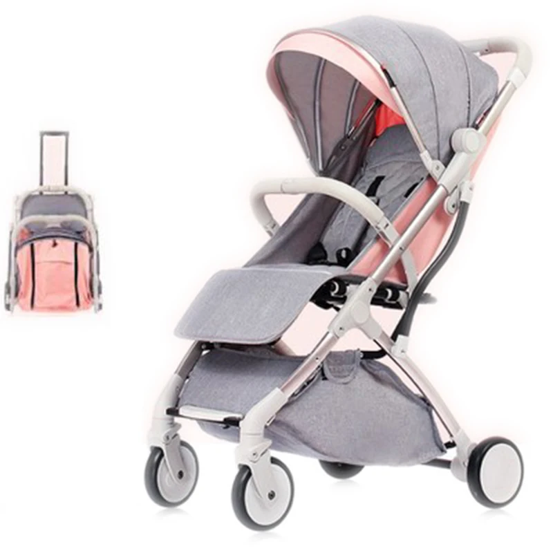 

Lightweight folding baby Stroller 2 in 1 aluminum alloy can be on the airplane children baby pram