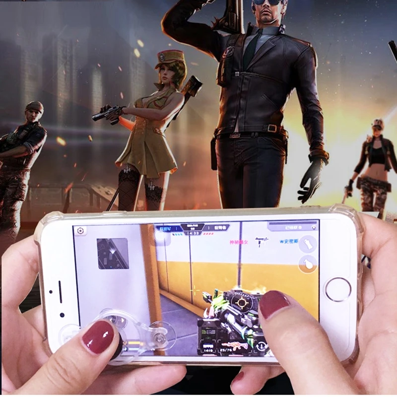Игровой джойстик мобильный телефон рокер для Iphone Android планшет металлическая кнопка контроллер для PUBG контроллер с присоской