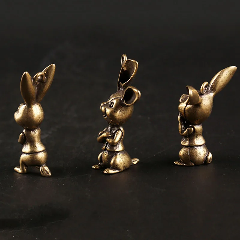  Cute Rabbits Key Rings Pendants (6)