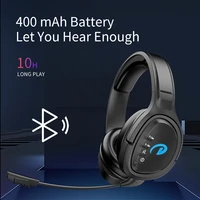 ZOP Wireless Bluetooth Headphone with Microphone Wired Cable Deep Bass Gaming Headset for PC PS4 XBOX