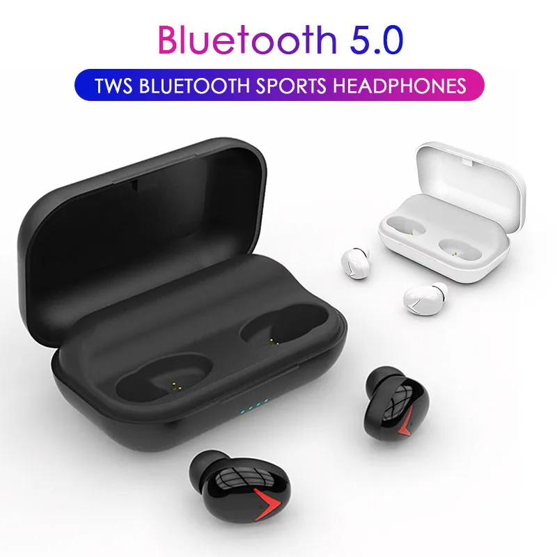 2019 Best Goods A8 TWS Wireless Earphones Twins Earphone With Charging box headsets Bluetooth 5.0 Smart Touch 8D Stereo