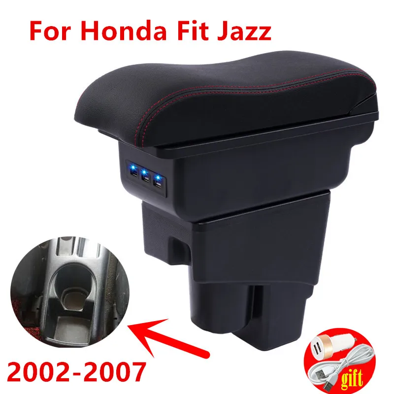 Подлокотник для Honda Fit Jazz hatchback центральный контейнер хранения информации с