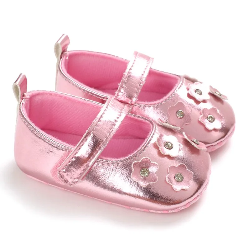 

Infant Shoes Autumn Spring Baby Girl Shoes Flower Design Anti-Slip Casual Sneakers Toddler Soft Soled Walking Shoes
