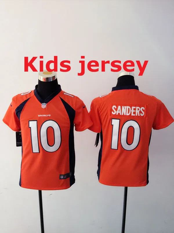 Детская Молодежная быстрая Denver 94 demarus Ware 7 John Elway 58 Von Miller 88 Demaryius Thomas 30 Anthony Davis Jersey - Цвет: Серый