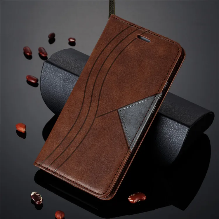Коричневый Для Xiao mi A3 CC9E mi 9T Red mi Note 7 8 Pro Red mi 6A 7A 8A кожаный чехол-книжка с откидной крышкой для Red mi K20 Pro 6 7 8 Y3 чехол с подставкой - Цвет: Коричневый