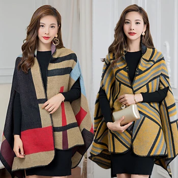 

Fashion cashmere scarf women men classical solid color plain shawl wraps Oversized Shawls winter thick warm acrylic wool scarves