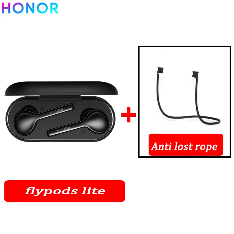 flypods lite rope Flypods lite Honor Flypods Lite беспроводные наушники Bluetooth 4,2 водонепроницаемые IP54 управление нажатием - Цвет: flypods lite rope