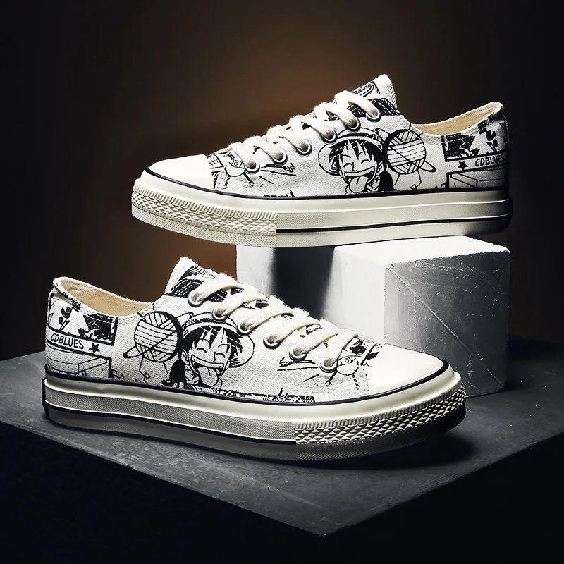 

Burst 2019 New Style Summer MEN'S SHOES Men Casual Breathable Canvas Shoes Korean-style Fashion Students Skate Shoes