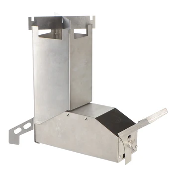 

Hiking Durable Cooking Portable Picnic Camping Stable Barbecue Firewood Outdoor Stove Home Stainless Steel Foldable Furnace