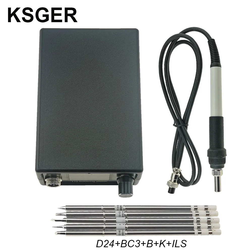 portable arc welder KSGER T12 Soldering Station STM32 V3.1S  DIY OLED Tools Soldering T12 Iron Tips ABS Case 907 Handle Auto-sleep rework station Welding Equipment