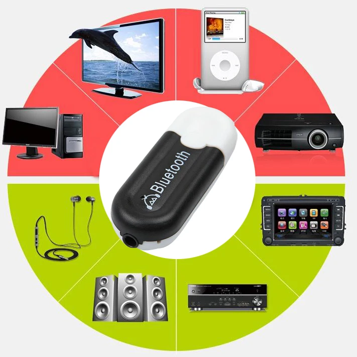ТВ адаптер USB Blutooth передатчик RDA HJX-001 аудио Музыка Bluetooth V2.1 адаптер беспроводной ПК Аксессуары 3,5 мм аудио