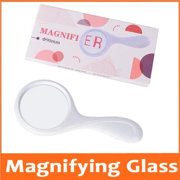 

5 Times 85mm Hand held Children Student Educational Magnifier Magnifying Glass Elderly Newspaper Reading Glass