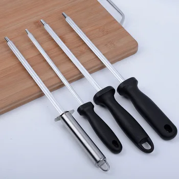 

4PCS/Set Sharpener Professional hard Sharpening Rod sharp Knives Kitchen knife Handheld metal musat Mousata