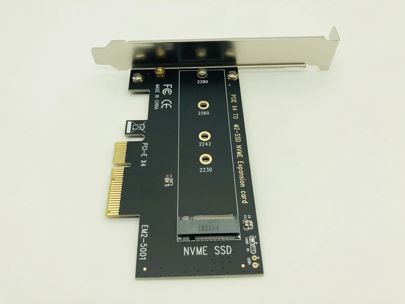 6 шт M.2 адаптер NVME SSD M2 PCIE карта PCIE для M2 адаптер Поддержка PCI Express 3,0x4 2230 2242 2260 2280 Размеры M.2 SSD Райзер-карта