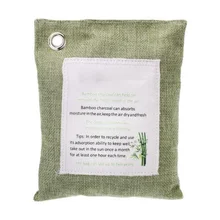 5*100 активированный бамбуковый уголь очиститель запахов, освежитель воздуха, Очищающий мешок
